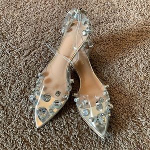 Azalea Wang cristal clear shoes